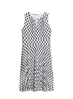 Polka Dot Print Dress