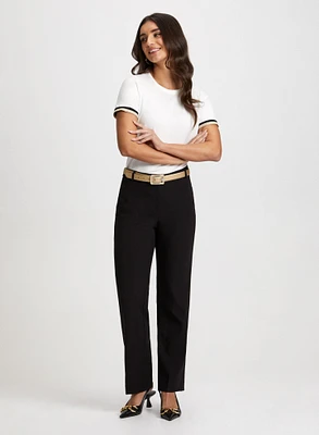Crew Neck T-Shirt & Modern Fit Pants