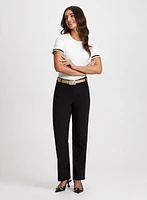 Crew Neck T-Shirt & Modern Fit Pants