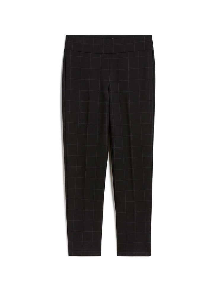 Pantalon à carreaux enfiler