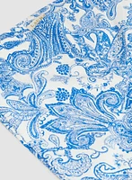 Paisley Print Slim Leg Pants