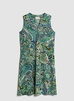 Robe ligne à motif cachemire