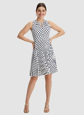Polka Dot Print Dress