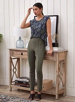 Pull-On Slim Leg Pants