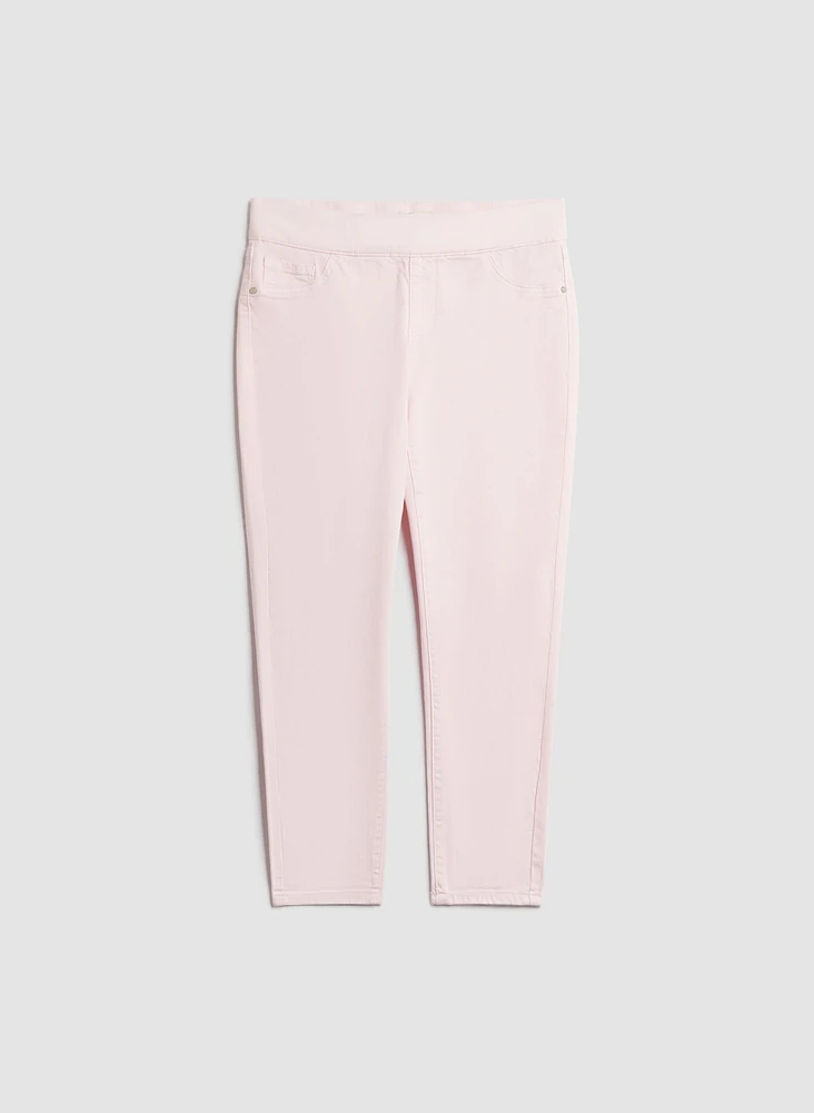 Pull-On Slim Leg Ankle Jeans