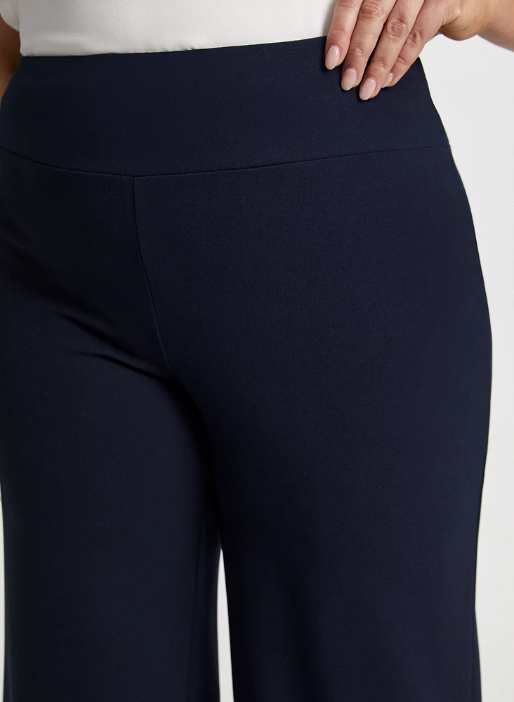 Olivia Pull-On Wide-Leg Pants