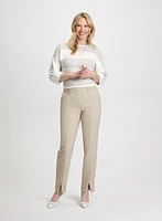 Haut à larges rayures et pantalon étroit