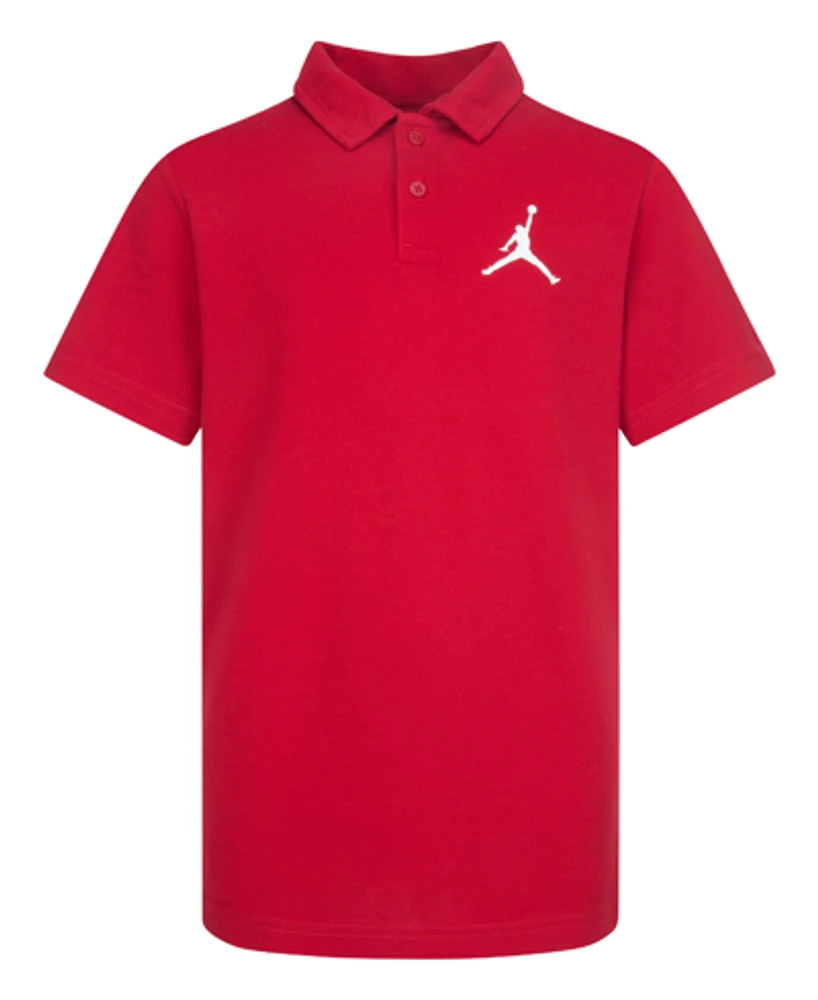 Jordan Big Boys Jumpman Short Sleeve Polo Shirt