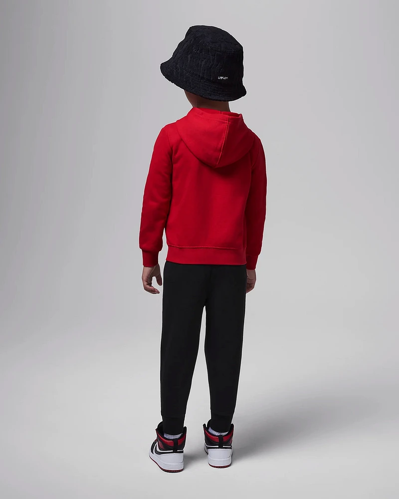 MJ BRKLYN FZ PT SET Red Top-Black Pants