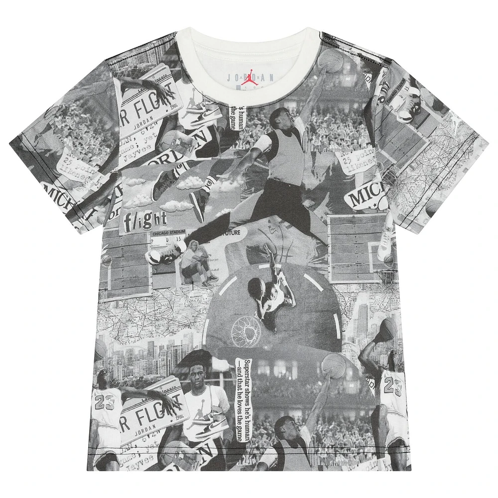 MJ Brooklyn AOP Black T-Shirt