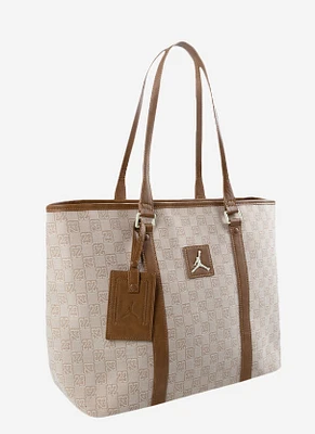 Jordan Monogram Tote Bag  Coconut Milk