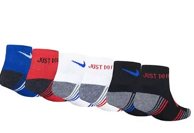 Kids' Multi Logo Ankle Sock (6 Pack)