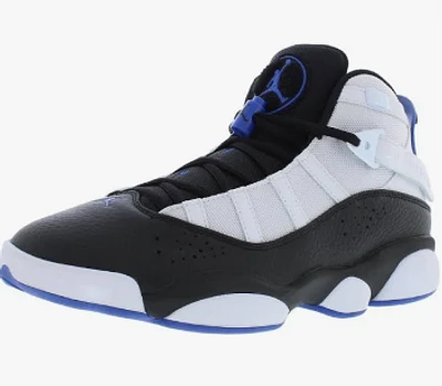 AIR JORDAN 6 RINGS GAME ROYAL GS "White/Game Royal/Black"