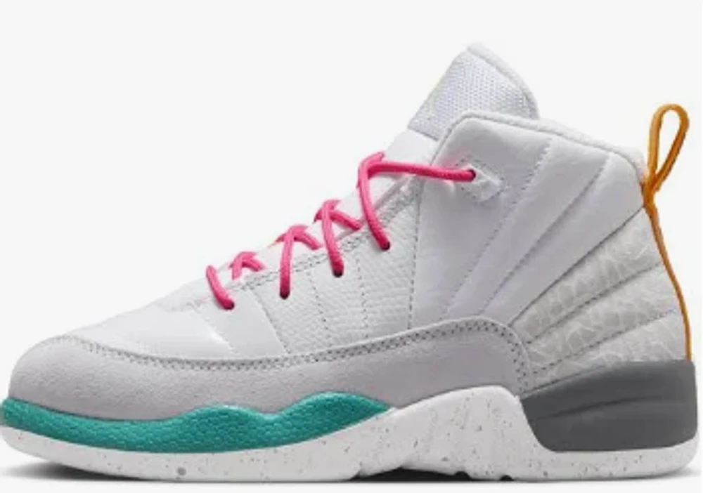 NEW Nike Air Jordan 12 Retro Vapor Green White 153265-130 GS