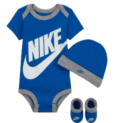 Baby Nike Bodysuit, Hat and Booties 3-PC Box Set