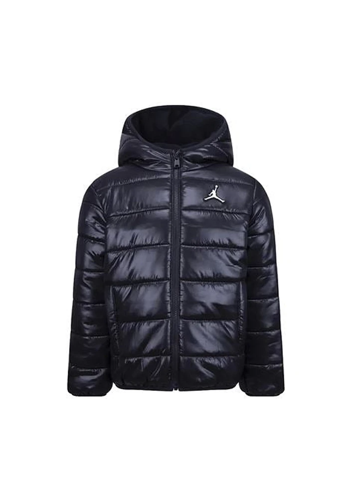 JORDAN JDB MIDWEIGHT FAUX DOWN JACKET BLACK KIDS