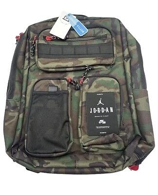 Nike Jordan Air Hesi Backpack Green Camo MA0838-650 NWT