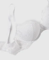 Push Up Bra with Allover Lace