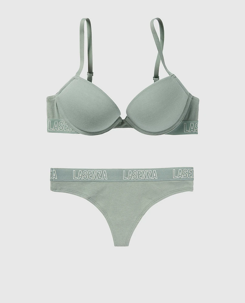 Smooth Cotton Push Up Bra