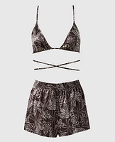 Satin Triangle Bralette