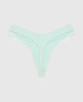 High Leg Modal Thong Panty