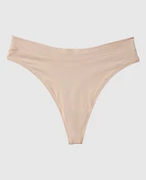 Smooth Comfort High Leg Thong Panty