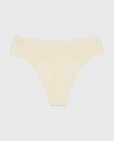 Comfort Thong Panty Oatmeal Heather