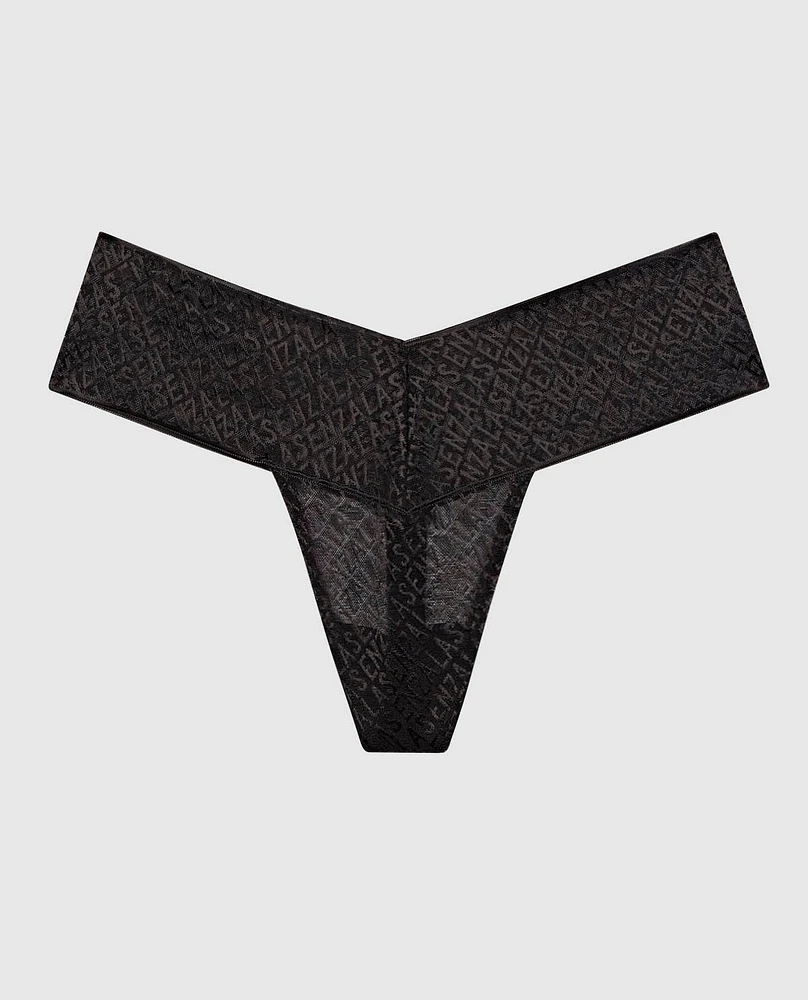 V-Waist Thong Panty