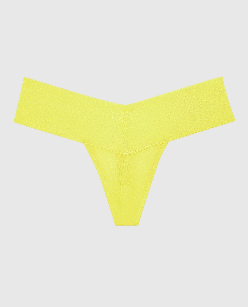 Tanga avec taille en V
