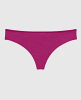 Ultrasoft Modal Thong Panty in Outrageous Pink