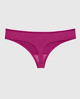 Ultrasoft Modal Thong Panty in Outrageous Pink