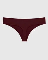 Ultrasoft Modal Thong Panty in Red Wine