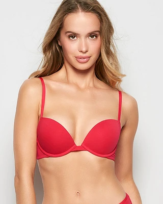 Cotton Push Up Bra Tart Berry