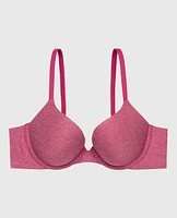 Comfort Lightly Lined Demi Bra Electric Rouge