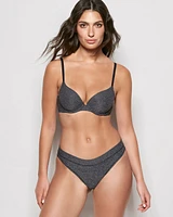 Comfort Lightly Lined Demi Bra Black