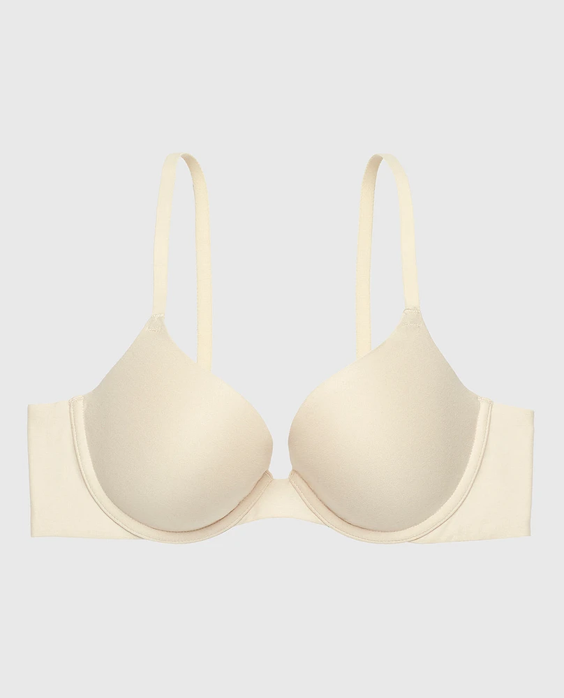 Comfort Lightly Lined Demi Bra Oatmeal Heather