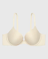 Comfort Lightly Lined Demi Bra Oatmeal Heather