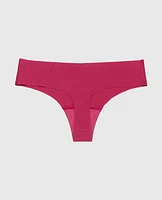 No Show Thong Panty Electric Rouge