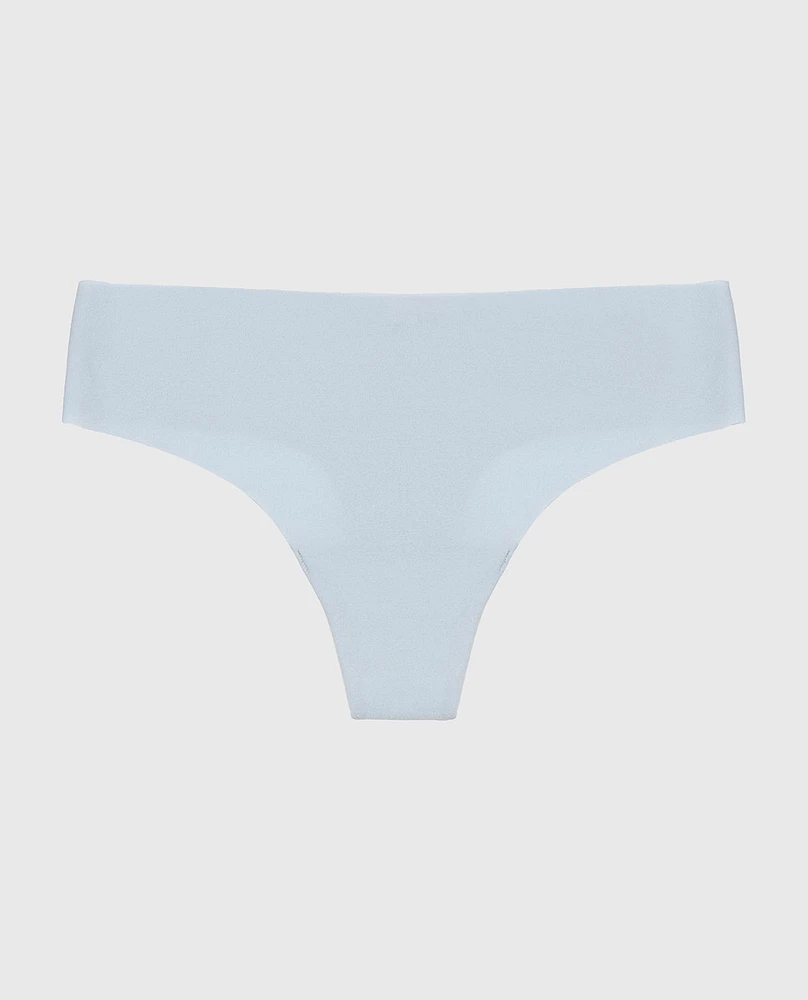 No Show Thong Panty Subdued Blue