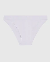 Culotte Cheeky à jambe échancrée avec logo gâteau la lavande