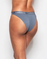 Culotte Cheeky à jambe échancrée avec logo ciel orageux