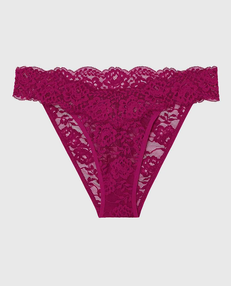 Lace High Leg Cheeky Panty