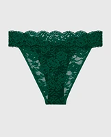 Lace High Leg Cheeky Panty