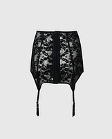 High Waist Garter Skirt