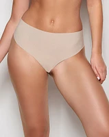 No Show Invisible High Waist Thong Panty