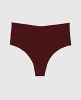 No Show Invisible High Waist Thong Panty