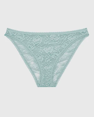 Bikini Panty with Picot Trim
