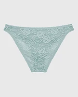 Bikini Panty with Picot Trim