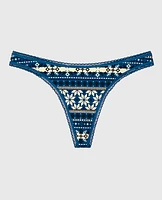 Remix Cotton Thong Panty