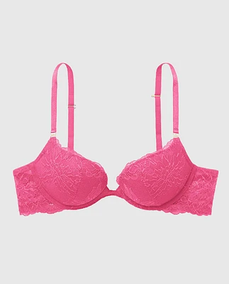 Push Up Bra with Allover Lace